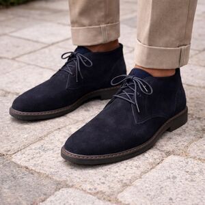 Florsheim Black Suede Chukka Desert Boots